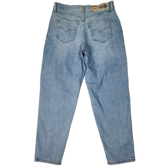 Levis Silver Tab Womens‎ High Waisted Mom Jean 31/27 Light Was Distressed NEW - Picture 5 of 16